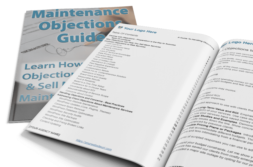 Maintenance Objections Guide