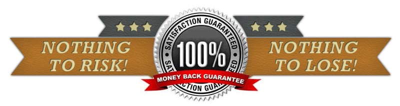 Our money-back guarantee graphic